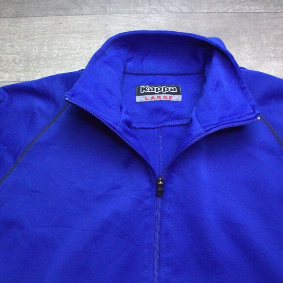 Men's KAPPA Vintage Style Full-Zip Polyester Track Suit Jacket Size L - Picture 3 of 6